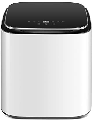 SilteD Portable Washer and Dryer Machine Cooking, Washing and Drying Desktop Washing Machine (Color : White)