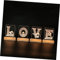 jojofuny Buchstabendekor 1 Satz love3d Brief Licht Buchstabe Herz Licht Zeichen Licht Liebe Herz Festzelt Zeichen Brief Lampe Foto-Requisite LED schmücken alles zum Geburtstag Acryl
