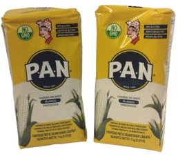 HARINA - PAN - HARINA DE MAIZ BLANCO PRECOCIDA - PACK DE 2-1 KG