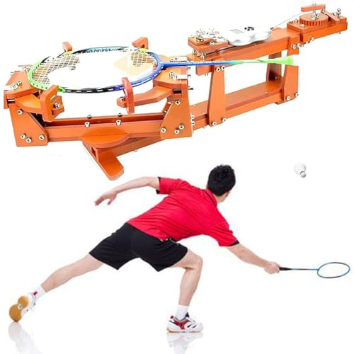 Tennisschläger-Bespannungsmaschine, Tischschläger-Bespannungsmaschine mit Werkzeugen und Zubehör – Tennis-, Squash- und Badmintonschläger-Bespannungsmaschine