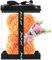 Oso genérico de rosa, rosa eterna, flores artificiales de oso rosa con caja transparente, oso de peluche con ramo de rosas, oso decorativo romántico hecho a mano