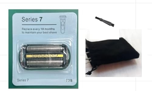 Scherkopf für Braun Series 7,Scherkopf,Kompatibel mit Scherkopf Braun Serie 7,Herren Elektrorasierer 7020s 7025s 7085cc 7027cs 7071cc 7075cc mit Brush und Aufbewahrungstasche Geliefert