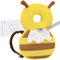 Bebamour Baby Kopfschutz Baby Sit Me Up Baby Sitz Kleinkind Baby Walking Kopfschutz Sicherheit Pads, einstellbare Säugling Kissen Rucksack für Baby Walkers,Yellow Bee
