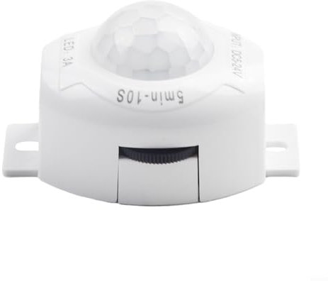 Interruptor con sensor de movimiento para tiras de luces LED de 5 V y 24 V, tiempo de iluminación ajustable, fácil instalación