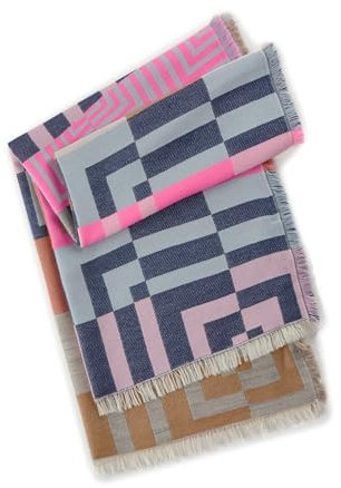 CODELLO Jacquard-Schal mit Mustermix - 70X180CM