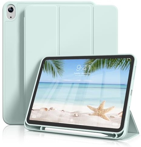 JKSML Case for iPad (A16) 11th Gen 11'' 2025/ iPad 10th Gen 10.9'' 2022 | Slim Tri-fold Stand Protective Cover with Pencil Holder and Soft TPU Back, Support Touch ID & Auto Wake/Sleep