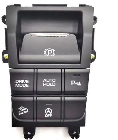NATWEE Pulsante Freno A Mano Compatibile con Hyundai per Tucson 2016 2017 Interruttore Freno a Mano elettronico Interruttore Console Flusso Completo 93300-D3010