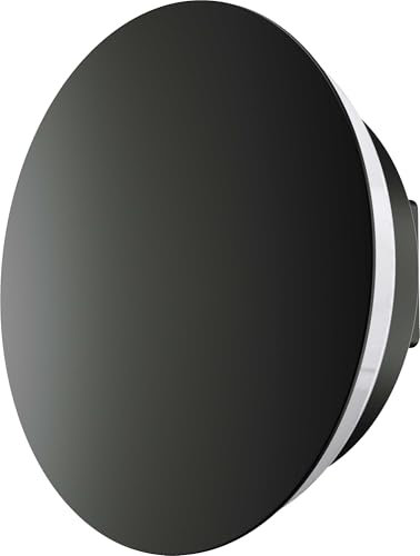 Northpoint LED Akku Wandleuchte dimmbar mit Timer, 3000K warmweiß, inkl. Montagematerial & USB-C Kabel (schwarz rund)