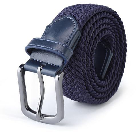 OAKLOVE Elastischer Gürtel Herren & Damen, Flechtgürtel ohne Löcher 35mm | Stufenlos verstellbar. Zinklegierung – leicht & stabil. Formstabil – kein Ausleiern. Für dauerhaften Tragekomfort