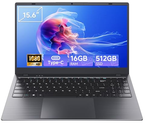 LEOXYN 15.6 Inch FHD Laptop Pentium Gold 6500Y Processor(Up to 3.4GHz),16GB RAM 512GB SSD,Laptop Computer with 5000mAh Battery,WiFi 5/Bluetooth 5.0/2*USB 3.2/Type-c Suitable for Office