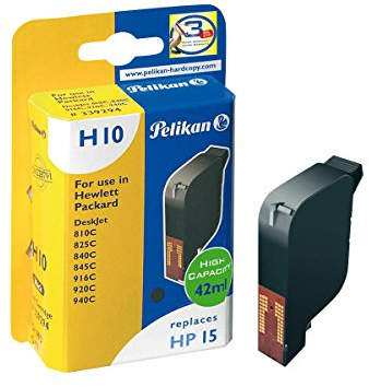 Pelikan H10 C6615DE Druckerpatrone (ersetzt HP 15) schwarz