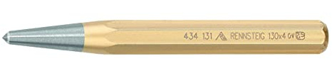 Rennsteig Körner mit HM Spitze ø 3 mm (Schlüsselweite 10 mm, Abmessungen 120 mm, Profil 8-kant) 4301210