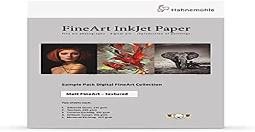 Hahnemühle Inkjet Sample Pack - Matt Fine Art - Textured. 12 pages