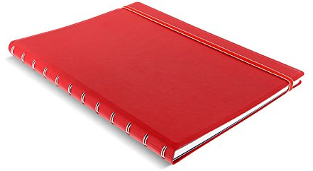 Filofax Nachfüllbares Notizbuch, A4, Rot