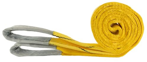 Hebeschlinge 3 Meter bis 3000 kg, DIN EN 1492-1 Zertifiziert, Hebeband 3m / 3t, Hebegurt | Krangurt | Kranschlinge | Tragegurt