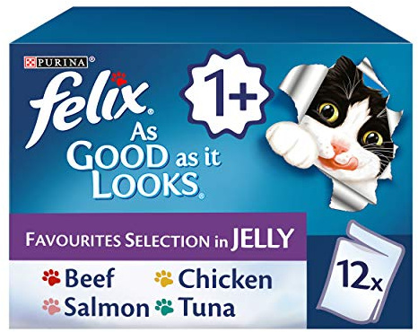 Felix As Good As It Looks Favourites In Jelly Cat Food 12x100g