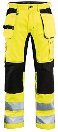 Blaklader 15521811 Hochsichtige Hose mit Stretch, gelb/ schwarz, grootte D120