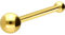 PIERCINGLINE Nasenstecker Chirurgenstahl Kugel Nasenpiercing Piercing Stecker Gelbgoldfarben