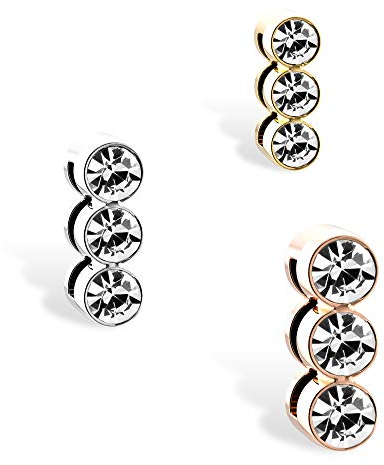 THIORA Charmband Charms | 'Diamonds' Anhänger | Diamonds Charm | Mesh Armband Charm (Gold)