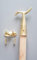 Pole Hook and Pole - for Sash Windows Skylight Velux Window Loft Attic Blinds Boat Hooks (Polished Brass Hook & Pole & Holder)