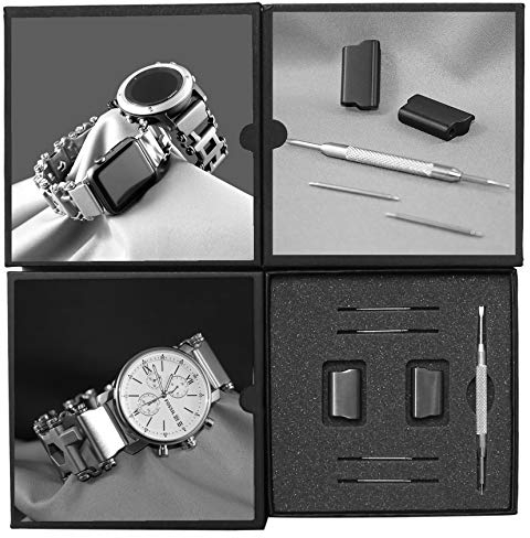 Link Edelstahl-Verbindungsadapter Kompatibel mit Leatherman-Laufflächenuhr Tread LT Lug Größe 22mm