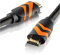 SEBSON HDMI Kabel 10m 2.0b Highspeed mit Ethernet, 4K/60Hz Ultra HD 2160p Full HD 1080p 3D, HDR, ARC Audio Return, PVC Ummantelung