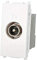 Presa TV Terminale Connettore Maschio, Colore Bianco, Compatibile Con Vimar Plana
