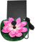Hemoton Solar Lotus Brunnen Teichpumpe Garten Springbrunnen Schwimmende Seerose Teich Solarpumpe Blumen Wasserpumpe Wasserbrunnen für Gartenteich Pool Landschaft Deko