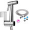 Bidet-WC und Bidet WC Sprayer aus Edelstahl Mit federbelastetem Duschschlauch und 1,5 m Haken
