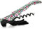 PULLTAP'S GENUINE Flower Black 900 - Sacacorchos de camarero profesional con diseño floral - Fabricado en España - Incluye doble palanca articulada, navaja cortacápsulas tipo cúter y abrebotellas