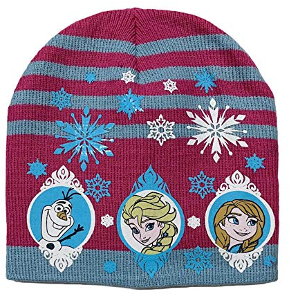 Wintermütze Disney Frozen Olaf Anna und Elsa Mädchen 3394, Pink 54