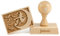Folkroll Keksstempel Hexe, 70x50 mm, Cookiestempel, Backstempel, Keks, Stempel, Motiv, Buchenholz, 334744
