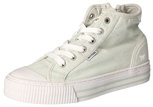 MUSTANG 1420-504, Scarpe da Ginnastica Donna, Verde Lime, 37 EU