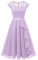 Wedtrend Konfirmationskleider Damen Kleider Sommer Kleider für Hochzeitsgäste Elegant Cocktailkleid WT0212 Lavender 2XL