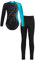 iEFiEL Mädchen Turnanzug Langarm Glitzer Gymnastik Kleidung Set Ballett Trikot Langarmbody mit Lange Hose Kinder Gymnastikanzug Z Grün + Schwarz 146-152