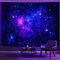 Faxdong Galaxy Universe Space Wandteppich, Schwarzlicht, Sternenhimmel, mysteriöse Nebel, Sterne, Deckenteppiche für Schlafzimmer, Hintergrund, Wanddekoration (Universe2, 90 x 120 cm)