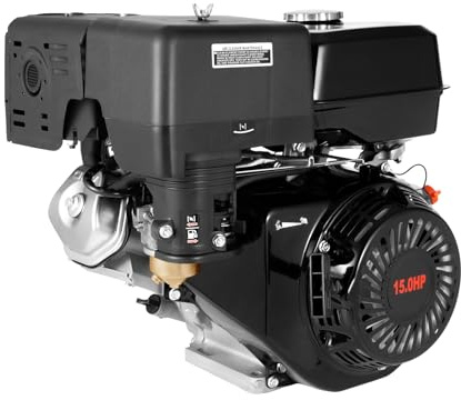 Motore a benzina da 15 cv a 4 tempi, con albero da 25 mm di diametro, 420 CC, motore di scambio, raffreddato ad aria, avviamento a fune