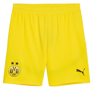 PUMA BVB Dortmund Short gelbschwarz, XL Unisex