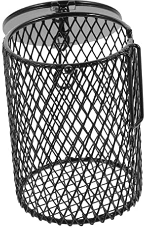 minkissy Heater Lamp Grille Heating Bulb lamp Cover Heat lamp Shade lampshade Accessory 150 watt Heat lamp Bulb Reptile lamp cage Heat Lamps for Chickens lampshade mesh Covers Crawl Metal