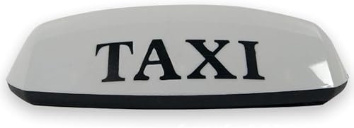 COYEUX Magnetisches 12-V-LED-Taxi-Schild, wasserdichtes beleuchtetes Taxi-Taxi-Schild, mit Magnetfuß, Taxi-Glühbirnen-Licht für alle Fahrzeuge