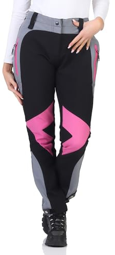 Rock Creek Softshellhose Damen Outdoorhose Wanderhose D-484 | Funktionale Trekkingpants für Frauen, für Wandern, Wintersport und Arbeit