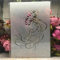 Wandschablone, A4, 29 cm, Quallen, Schichtschablonen, Wandmalerei, Scrapbooking, Ausmalen, Prägealbum, dekorative Vorlage