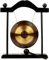 Gong De Table Chinois Zen Feng Shui Gong De Bureau Vintage Chinois À Suspendre Avec Pilon En Bois For La Décoration De La Maison, 21 X 25 Cm