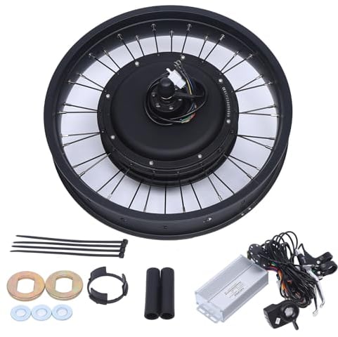 Esyogen 20 Elektro-Fahrrad Umbausatz Hinterrad 48V 1000W E-Bike Conversion Kit Hinterrad Nabenmotor Umbausatz mit Controller Electric Bicycle Umbausatz