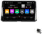CrtTsks Android 12 Auto Radio Mit Navi Für Toyota Corolla 2018-2019 Autoradio Unterstützt 5G 4G WiFi, Mit Lüfter/Full AV Output 7 Color Button Licht,Rückfahrkamera Lenkradsteuerung,M95s