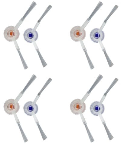 HMHAMA Kit d'accessoires de rechange pour aspirateur robot Narwal Freo X Plus/Freo X Ultra et balai à franges 4 paires de brosses latérales