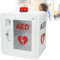 AED-Defibrillator-Aufbewahrungsbox zur Wandmontage mit Schnappverschluss, Alarm, Notfall-Blitzlicht, passend für alle Cardiac Science-Geräte, AED-Defibrillator, Physio-Control, 20 x 36 x 40 cm