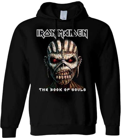 Rock Off officially licensed products Iron Maiden The Book of Souls Pullover Hoodie M Black