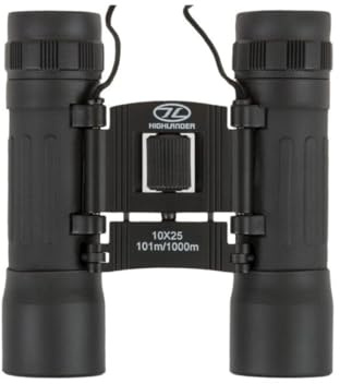 Highlander Forces Cotswold 10x25 Binocular Black