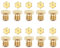 Yuaiosn 10Pcs Gicleur gaz Butane Universels, kit de Conversion de gaz GPL, 2×0.5mm, 2×0.87mm, 2×1.02mm, 4×0.7mm Gicleur Gaz Bouteille Universel pour Bruleur Gaz Gaziniere Gaz, Cuisiniere Gaz Four Gaz